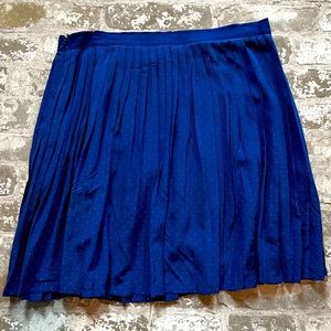 Joie Silk Pleated Skirt L